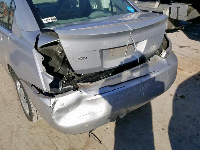 1G8AJ55F66Z188341 - 2006 SATURN ION LEVEL SILVER photo 9