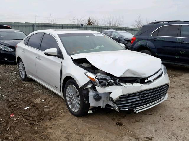 4T1BD1EB4FU048255 - 2015 TOYOTA AVALON HYB WHITE photo 1