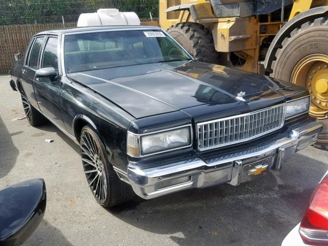 1G1BN51H1HX211893 - 1987 CHEVROLET CAPRICE CL BLACK photo 1