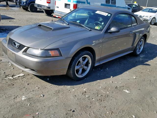 1FAFP42X42F220867 - 2002 FORD MUSTANG GT BROWN photo 2