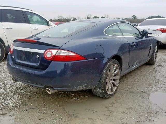 SAJWA43B595B29299 - 2009 JAGUAR XK BLUE photo 4