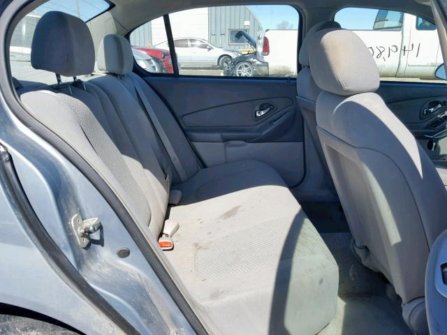 1G1ZS58F98F142677 - 2008 CHEVROLET MALIBU LS GRAY photo 6