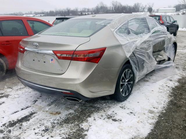 4T1BK1EB7JU269685 - 2018 TOYOTA AVALON XLE GOLD photo 4
