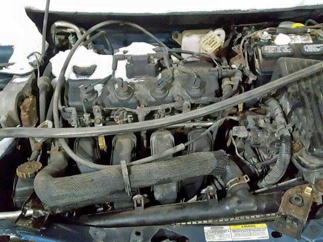 1B3ES56C02D642276 - 2002 DODGE NEON ES BLUE photo 7