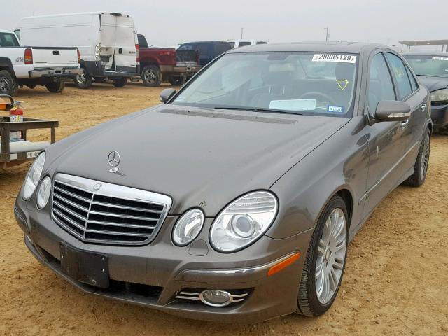 WDBUF56X58B288291 - 2008 MERCEDES-BENZ E 350 BROWN photo 2