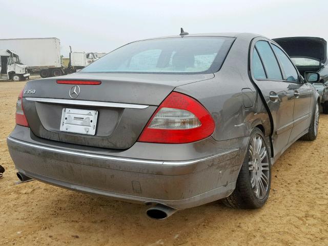 WDBUF56X58B288291 - 2008 MERCEDES-BENZ E 350 BROWN photo 4