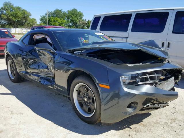 2G1FE1E36D9168914 - 2013 CHEVROLET CAMARO LS GRAY photo 1