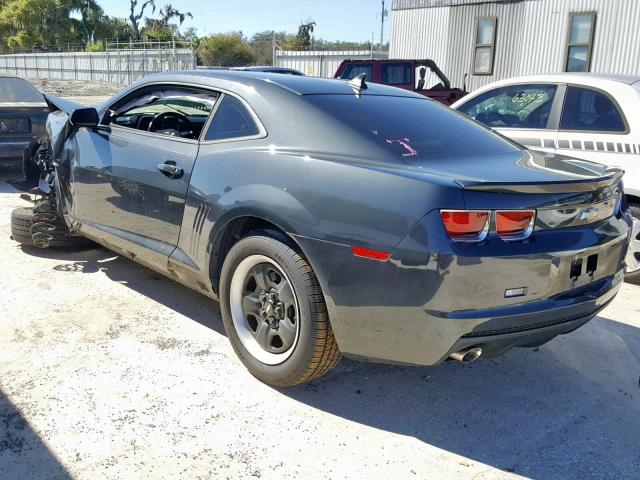 2G1FE1E36D9168914 - 2013 CHEVROLET CAMARO LS GRAY photo 3