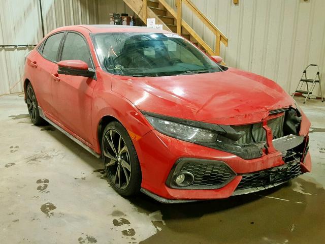 SHHFK7H92JU302455 - 2018 HONDA CIVIC SPOR RED photo 1