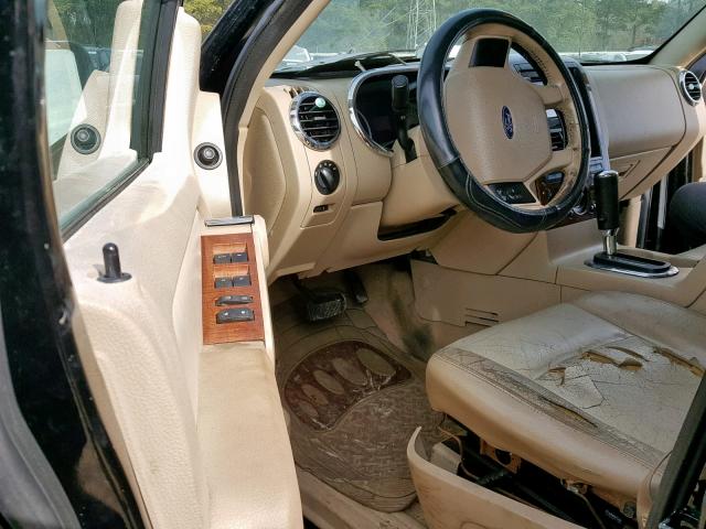 1FMEU74E86UB52954 - 2006 FORD EXPLORER E BLACK photo 9
