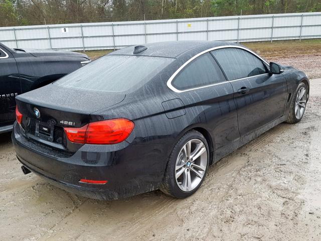WBA3N7C56GK228241 - 2016 BMW 428 I BLACK photo 4