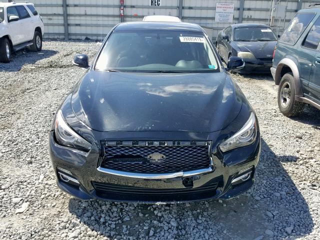 JN1BV7AP2FM338051 - 2015 INFINITI Q50 BASE BLACK photo 9