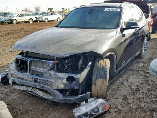 WBAVM5C58EVV92611 - 2014 BMW X1 XDRIVE3 BLACK photo 2