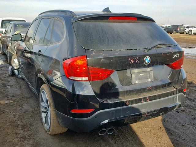 WBAVM5C58EVV92611 - 2014 BMW X1 XDRIVE3 BLACK photo 3