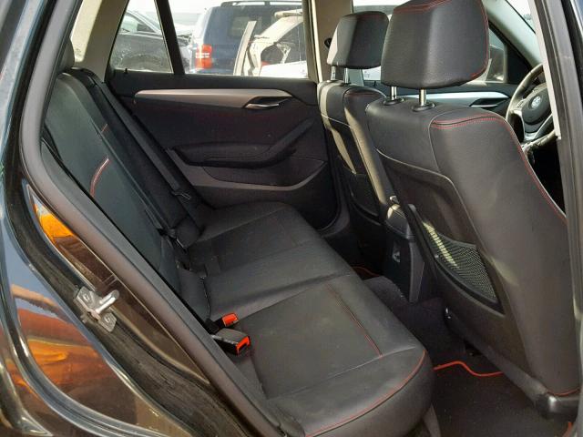 WBAVM5C58EVV92611 - 2014 BMW X1 XDRIVE3 BLACK photo 6