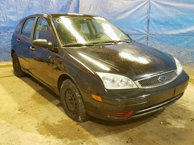 1FAHP37N97W134388 - 2007 FORD FOCUS ZX5 BLACK photo 1