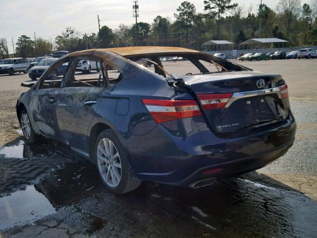 4T1BK1EB0EU104891 - 2014 TOYOTA AVALON BAS BURN photo 3