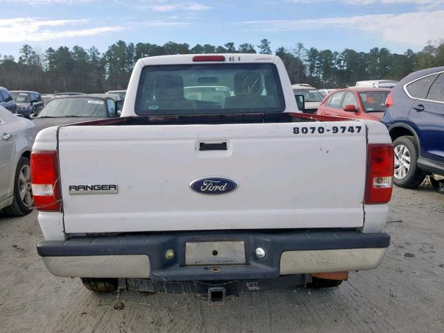 1FTKR1AD0BPA08793 - 2011 FORD RANGER WHITE photo 9