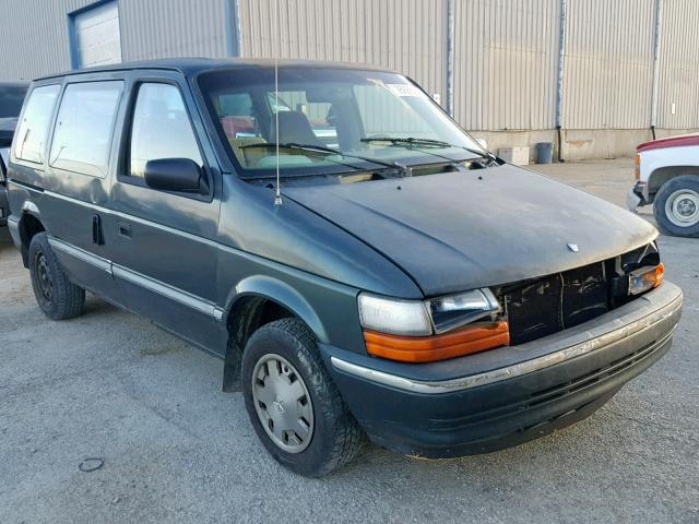 2B4GH25K2PR227829 - 1993 DODGE CARAVAN GREEN photo 1