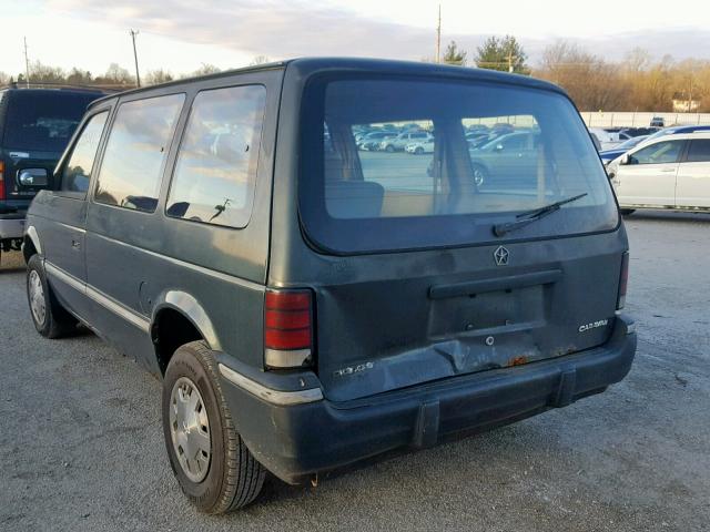 2B4GH25K2PR227829 - 1993 DODGE CARAVAN GREEN photo 3