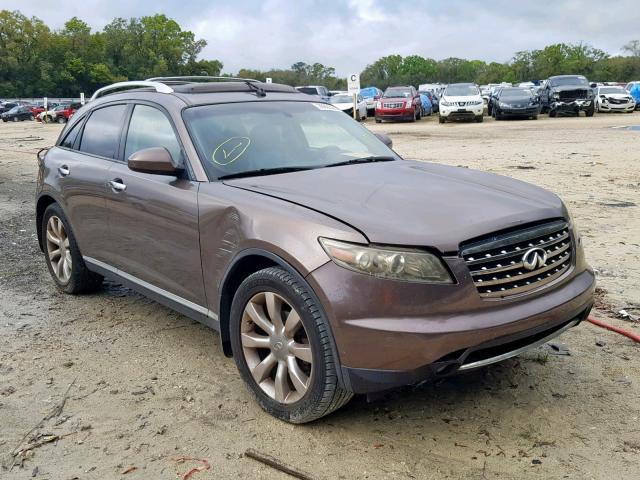 JNRAS08U77X103536 - 2007 INFINITI FX35 GRAY photo 1