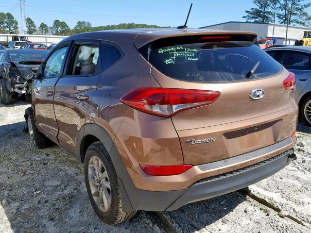 KM8J23A47GU166130 - 2016 HYUNDAI TUCSON SE BROWN photo 3