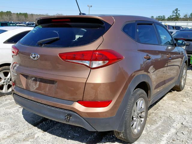 KM8J23A47GU166130 - 2016 HYUNDAI TUCSON SE BROWN photo 4