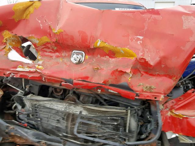 1B7HG2AZ3YS633938 - 2000 DODGE DAKOTA QUA RED photo 7