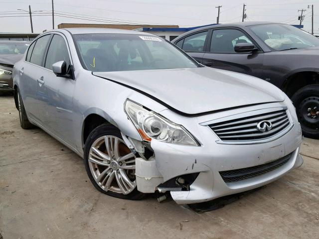 JN1DV6AP7CM812039 - 2012 INFINITI G25 BASE SILVER photo 1