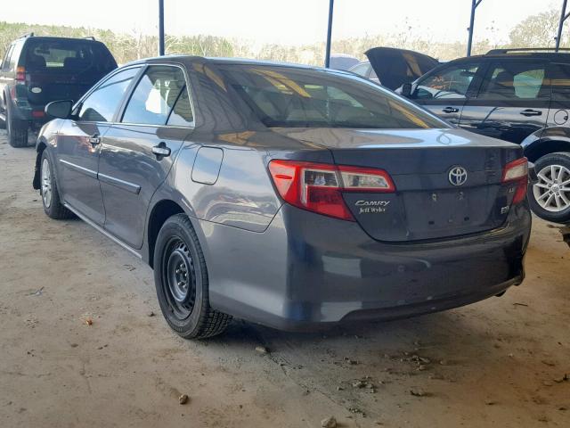 4T1BD1FK7CU054206 - 2012 TOYOTA CAMRY HYBR GRAY photo 3