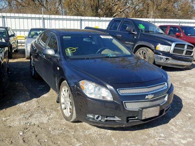 1G1ZK577184260440 - 2008 CHEVROLET MALIBU LTZ BLACK photo 1