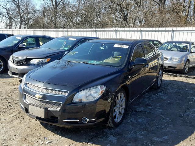 1G1ZK577184260440 - 2008 CHEVROLET MALIBU LTZ BLACK photo 2