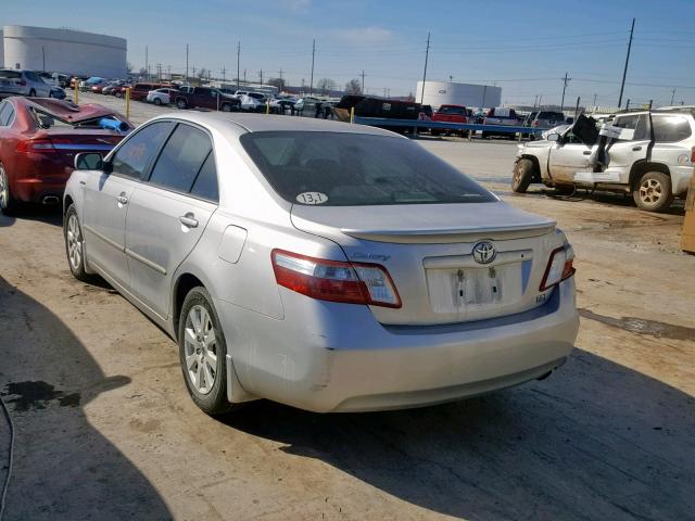 4T1BB46K18U060873 - 2008 TOYOTA CAMRY HYBR SILVER photo 3