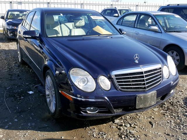 WDBUF72X78B249851 - 2008 MERCEDES-BENZ E 550 BLUE photo 1