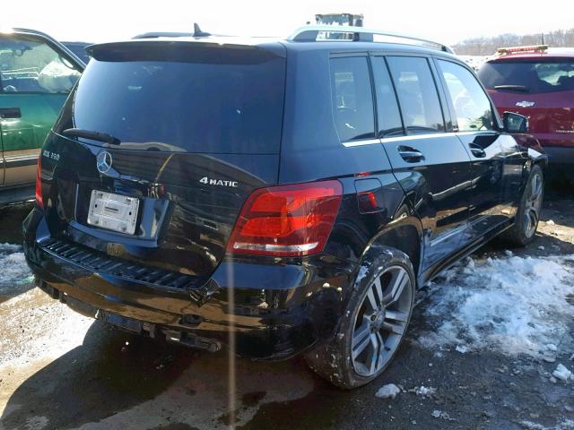 WDCGG8JB7DG025526 - 2013 MERCEDES-BENZ GLK 350 4M BLACK photo 4