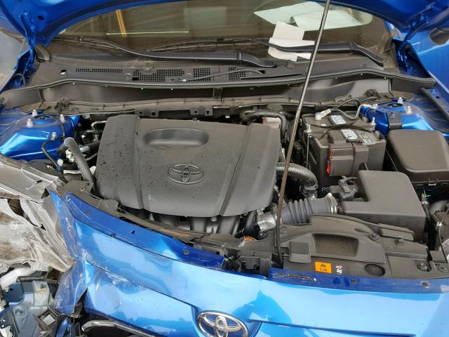 3MYDLBYVXKY501346 - 2019 TOYOTA YARIS L BLUE photo 7