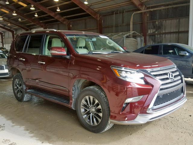 JTJBM7FX1H5153198 - 2017 LEXUS GX MAROON photo 1