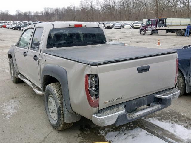 1GCDT136768125781 - 2006 CHEVROLET COLORADO GOLD photo 3