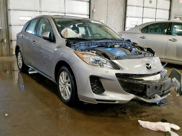 JM1BL1L77D1792016 - 2013 MAZDA 3 I SILVER photo 1