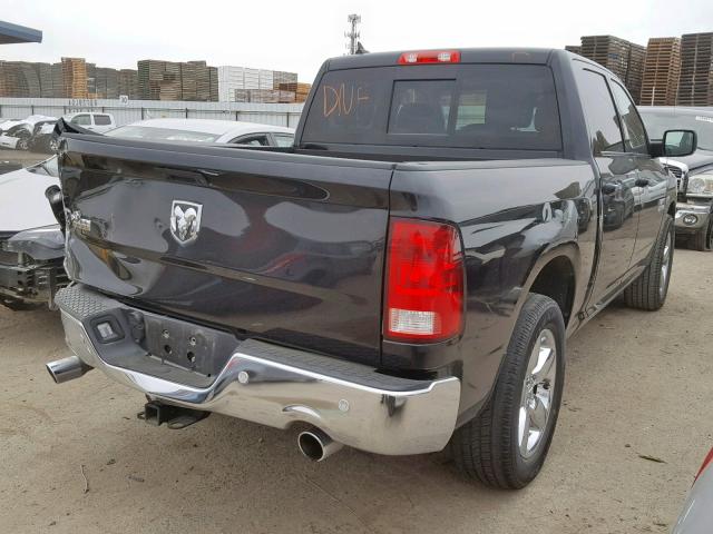 1C6RR6LT6HS642834 - 2017 RAM 1500 SLT BLACK photo 4