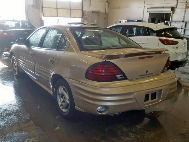 1G2NF52E72M518715 - 2002 PONTIAC GRAND AM S GOLD photo 3