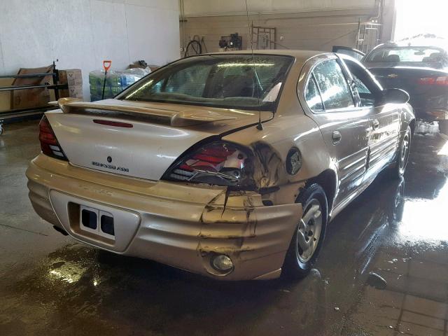 1G2NF52E72M518715 - 2002 PONTIAC GRAND AM S GOLD photo 4