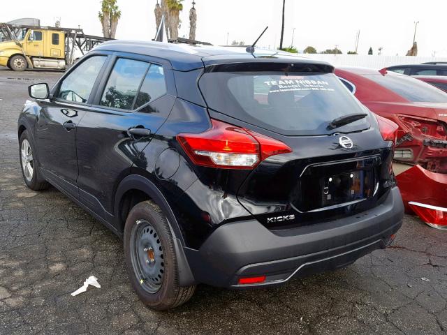 3N1CP5CU5JL529648 - 2018 NISSAN KICKS S BLACK photo 3