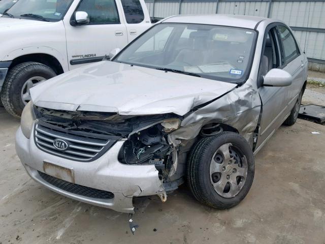 KNAFE222895638418 - 2009 KIA SPECTRA EX SILVER photo 2