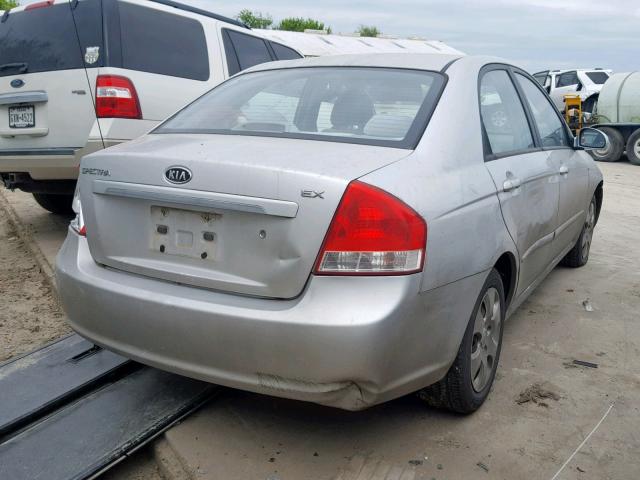 KNAFE222895638418 - 2009 KIA SPECTRA EX SILVER photo 4