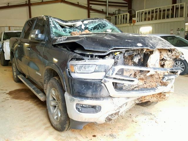 1C6SRFJTXKN547591 - 2019 RAM 1500 LARAM BLACK photo 1