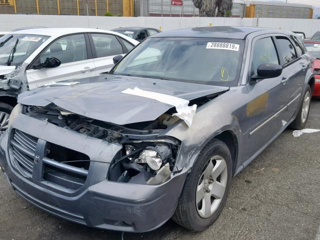 2D4FV47V37H623318 - 2007 DODGE MAGNUM SXT GRAY photo 2