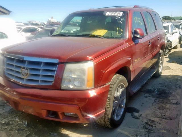 1GYEK63N02R111294 - 2002 CADILLAC ESCALADE L BURGUNDY photo 2