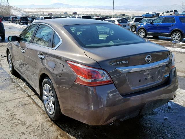 1N4AL3AP3DC156990 - 2013 NISSAN ALTIMA 2.5 BROWN photo 3