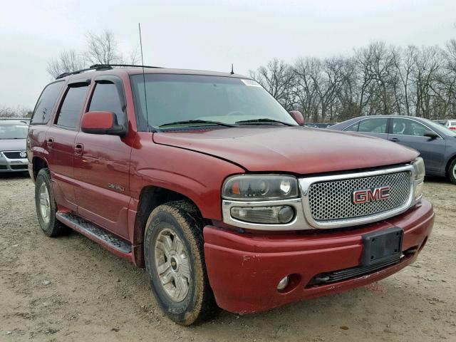 1GKEK63U72J156183 - 2002 GMC DENALI MAROON photo 1